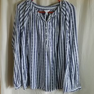 Time and Tru Ladues Long Sleeve Cotton Shirt 12-14